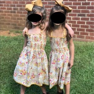 Twin girls Vivante Floral dresses size M